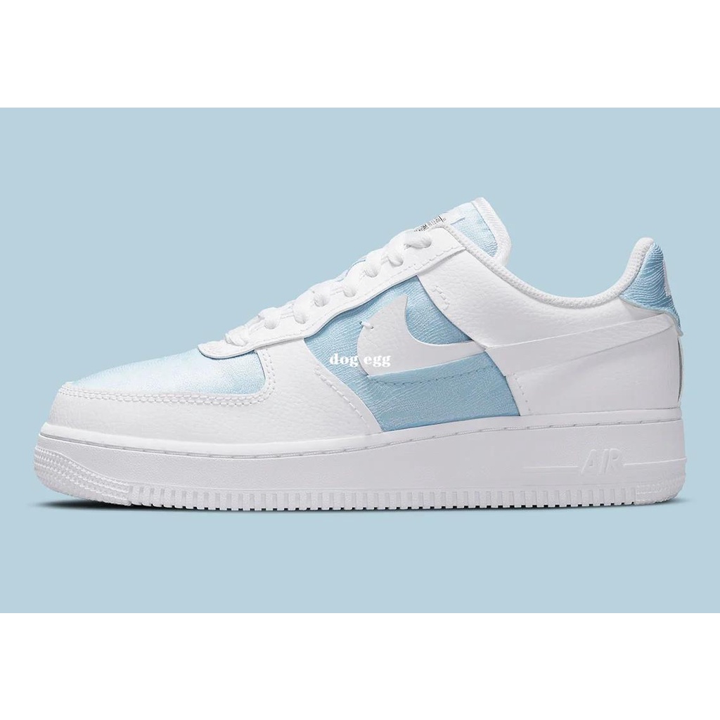Nike Air Force 1 空軍一號 冰川藍 白藍 斷勾 時尚休閒板鞋DJ9880-400男女鞋