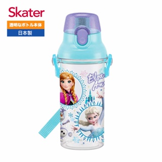 Skater x迪士尼Disney系列 直飲透明水壺/隨身瓶/冷水壺/水壺/運動水壺(480ml)-冰雪奇緣Frozen(日貨) 墊腳石購物網