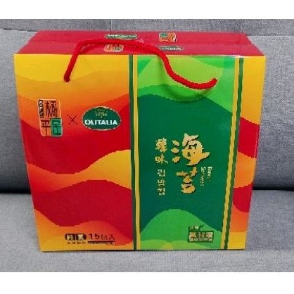 🎀橘平屋 韓味海苔禮盒  純素 台灣製造 海苔 休閒零食