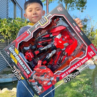 【熊仔】🦄兒童變形玩具金剛黃蜂超大擎天模型汽車機器人兒童男孩機構禮品變形金剛變形機器人男孩玩具機器人模型