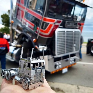 愛拼 3D全金屬不銹鋼模型 DIY玩具益智拼圖 福萊納COE平頭卡車頭