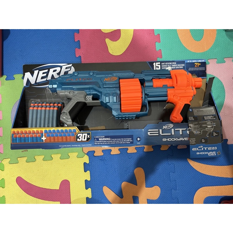 NERF 菁英系列 Elite 2.0 Shockwave RD-15 爆震波 軟彈槍 HE9531