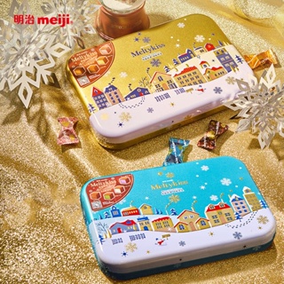 【99免運】Meiji明治雪吻巧克力純可可脂精選禮盒裝226g贈禮品袋牛奶巧克力