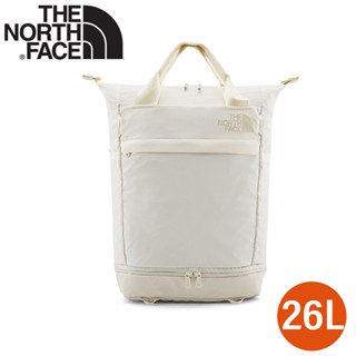 【The North Face 26L 多功能收納休閒後揹包《米白》】52T5/休閒揹包/電腦包/登山包