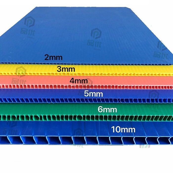PP塑料中空板周轉箱隔板墊板空心板萬通瓦楞板定制加厚加硬345㎜