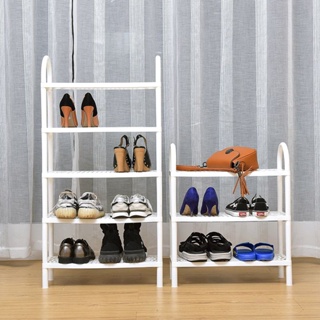 現代簡約日式塑料鞋架經濟型簡易多層宿舍寢室鞋子收納架家用鞋柜