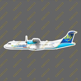 加勒比航空 標準塗裝 ATR72 擬真民航機3M貼紙 防水 尺寸165MM