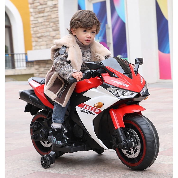 YAMAHA R3 造型兒童機車 電動摩托車 三輪摩托車 兒童電動車 早教摩托車 童車【YF18265】