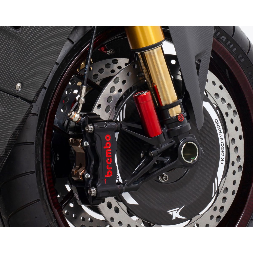 DNS部品 MOTO CORSE "GP STYLE"輻射卡鉗座套件 / 100MM OHLINS 前叉用