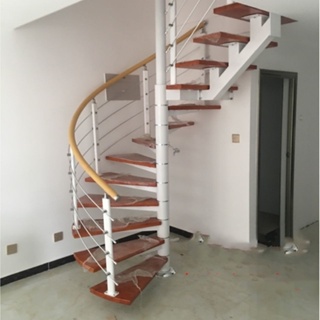 直粱樓梯室內旋轉閣樓復式躍層loft鋼木雙梁樓梯整體定制實木樓梯訂金