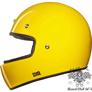 ♛大鬍子俱樂部♛ NEXX® X.G100 Purist 歐洲 復古 騎士 扣式風鏡 黃色