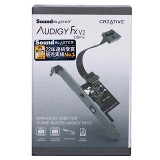 Creative Sound Blaster Audigy Fx V2 DBPro 擴展卡 SB1870A(平行進口)