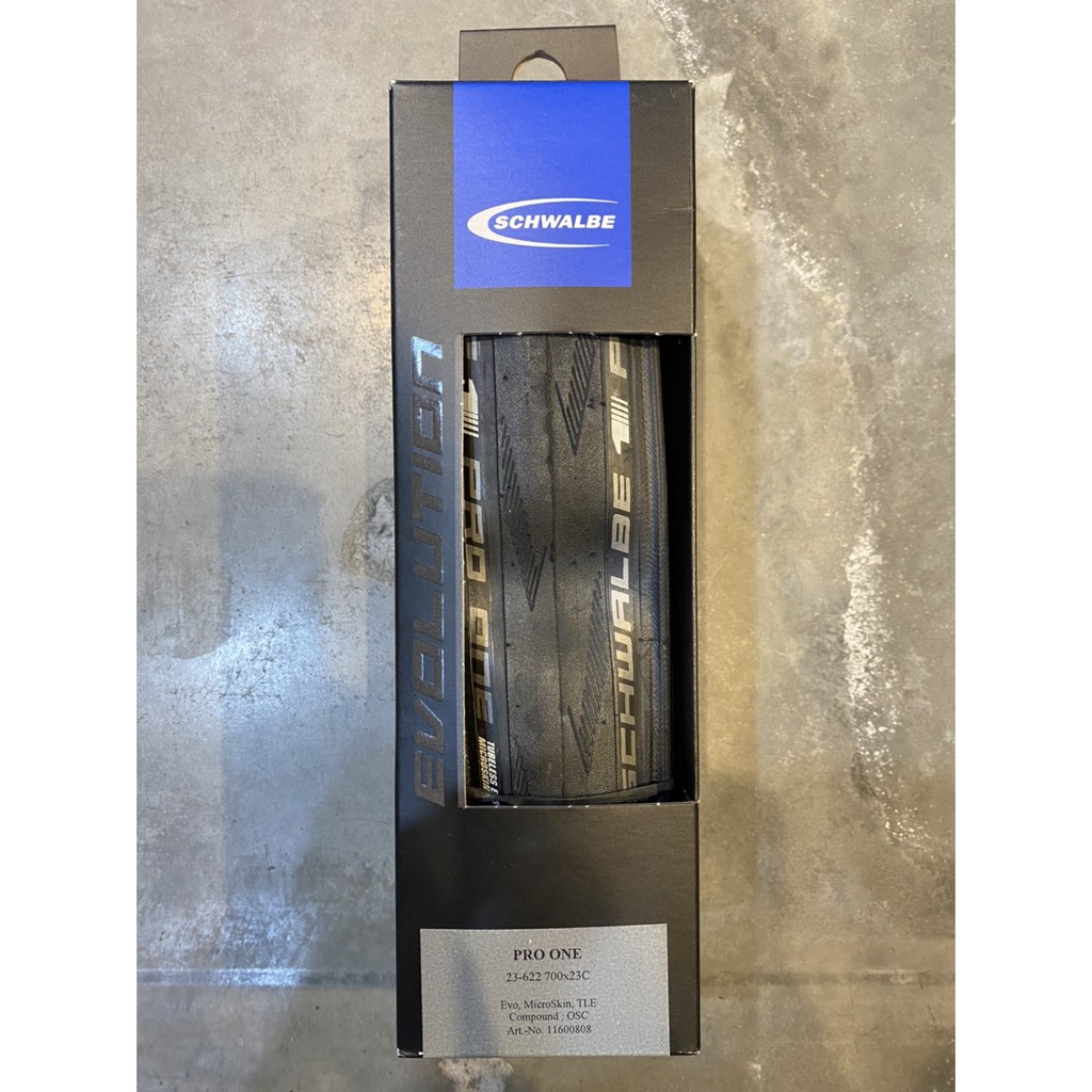 【Schwalbe】 Pro ONE Tubeless 無內胎, 防穿刺 低摩擦 700 x 23C