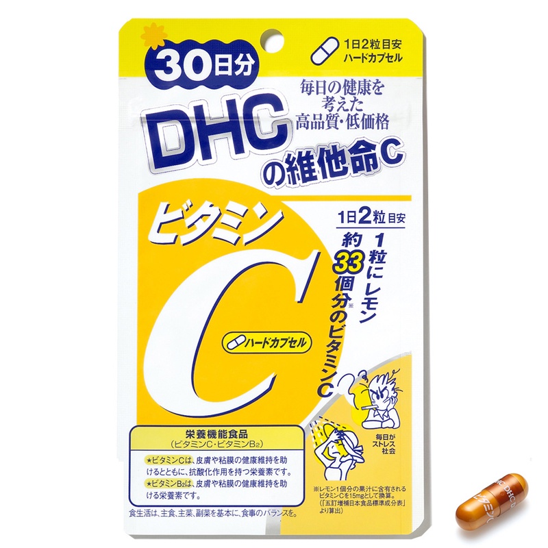 DHC維他命C(30日份)60粒【Tomod's特美事】