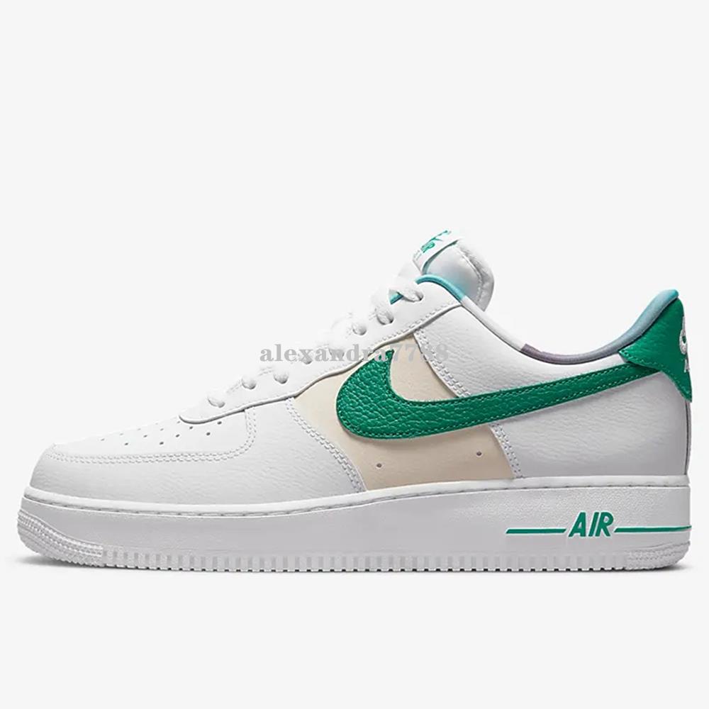 Nike Air Force 1 Low '07 LV8 白綠色 經典百搭休閒運動鞋DM0109100男鞋