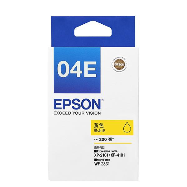 EPSON 愛普生 C13T04E450 黃色墨水匣 T04E450 原廠墨水 噴墨印表機 WF-2831 XP4101