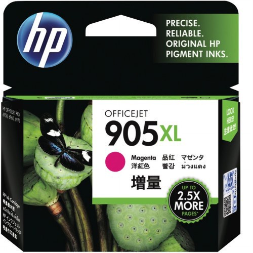 HP 惠普 T6M09AA	高印量 洋紅色 原廠墨水匣 HP 905XL OfficeJet Pro 6960