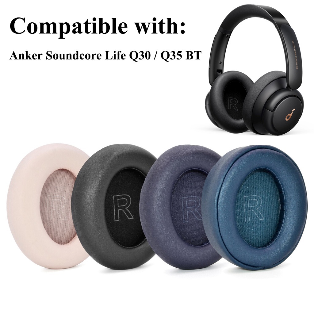 ❥(^_-)替換耳罩 適用於 Anker Soundcore Life Q30 / Q35 主動式降噪耳機罩 耳機套 卡
