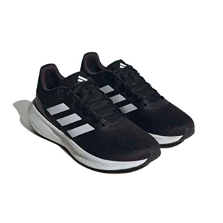adidas 慢跑鞋 Runfalcon 3.0 男鞋 黑 白 運動鞋 路跑 愛迪達 基本款 三線 透氣 HQ3790