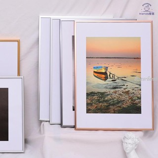客製化🔥相框 海報框 鋁合金相框38 50細窄邊明星海報定製60x90廣告框架掛畫裝裱框掛墻A2 A3 A4 4K