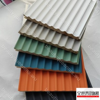 購物趣💟）實木格柵木格柵實木小圓板波浪板網紅格柵背景墻實木格柵板2022