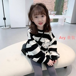 Ary 女童衛衣 女童長袖上衣 寶寶上衣 兒童衛衣 女童春秋衛衣 2023秋裝新款兒童洋氣網紅小童春季長袖女寶寶上衣潮
