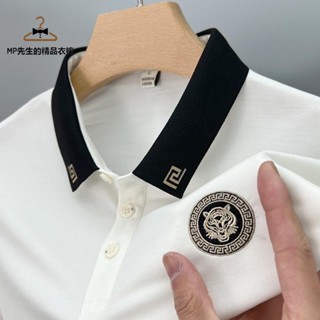 【免運】MP先生Polo衫 男士Polo衫 短袖Polo衫 寬鬆Polo衫 Polo衫男 夏天上衣 大尺碼Polo衫