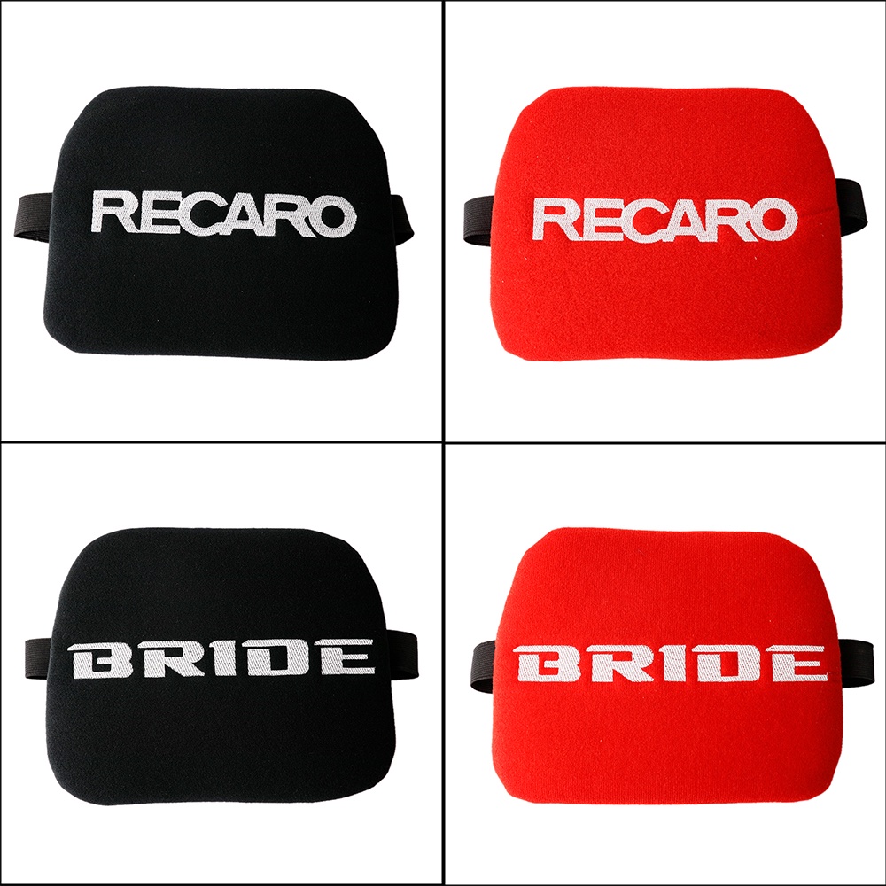JDM風格通用 BRIDE RECARO汽車改裝賽車座椅個性頭枕護頸枕可拆卸