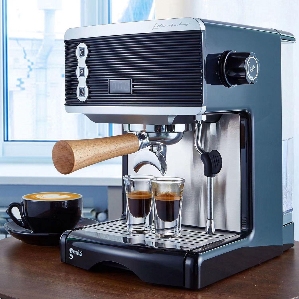 #免运格米萊CRM3601咖啡機傢用意式半自動58mm商用萃取係統CRM3005E/G
