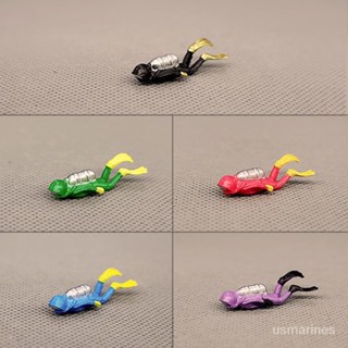 嚴選好物 微縮海洋場景模擬人偶模型海底探索小號潛水員擺件公仔小號宇航員 BXP4