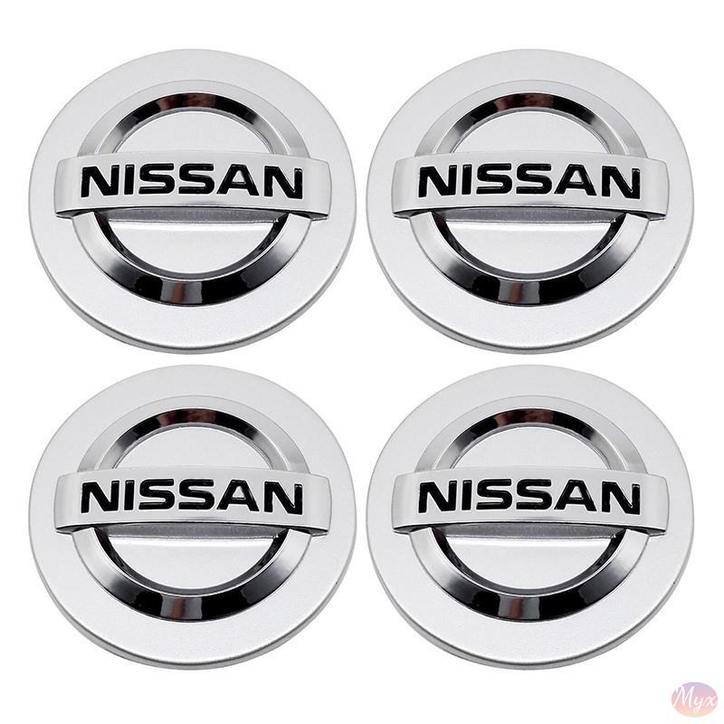 Myx車品適用於4件組 專用於日產尼桑Nissan車標汽車輪胎中心蓋輪轂蓋 改裝車輪標 輪圈蓋 輪框蓋 輪胎蓋