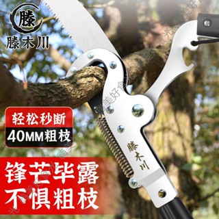 日本原裝進口藤木川SK5鋼高空修枝剪刀剪樹8米伐木鋸樹鋒利高枝鋸嗨美好食光