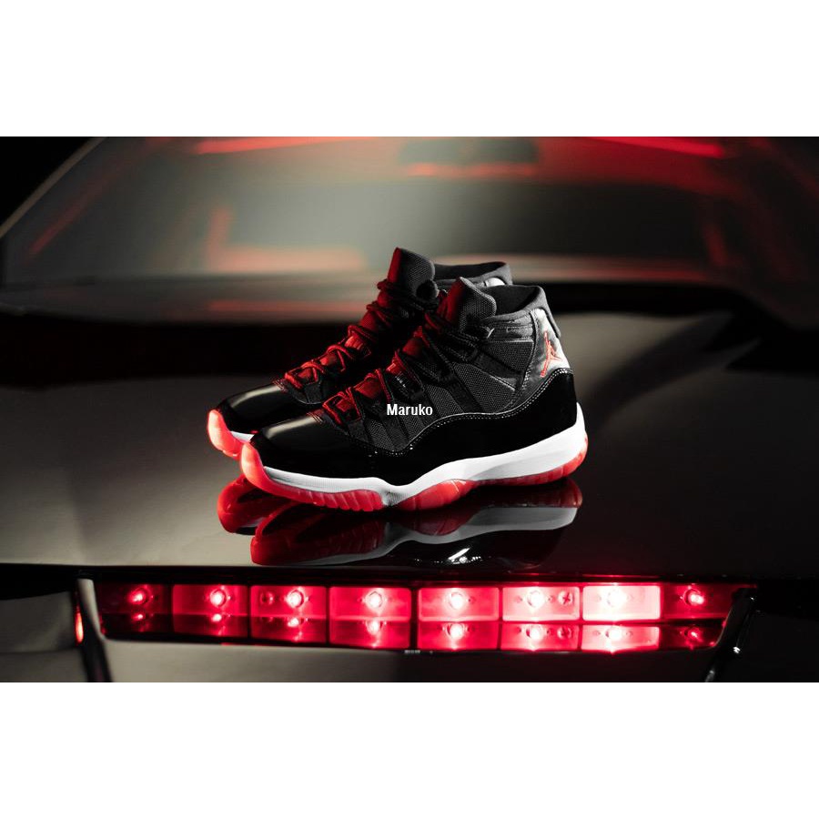 Air Jordan 11 Bred 黑紅 季后賽 籃球鞋 男女同款 378037-061