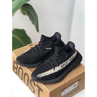 Adidas Yeezy Boost 350V2 黑白 侃爺椰子 百搭 男女慢跑鞋 BY1604