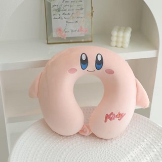 U型枕 頭枕 頸枕💕 u型枕記憶棉卡通草莓熊星之卡比午睡護頸枕旅行飛機枕辦公午休枕 旅行枕 枕頭 護頸枕