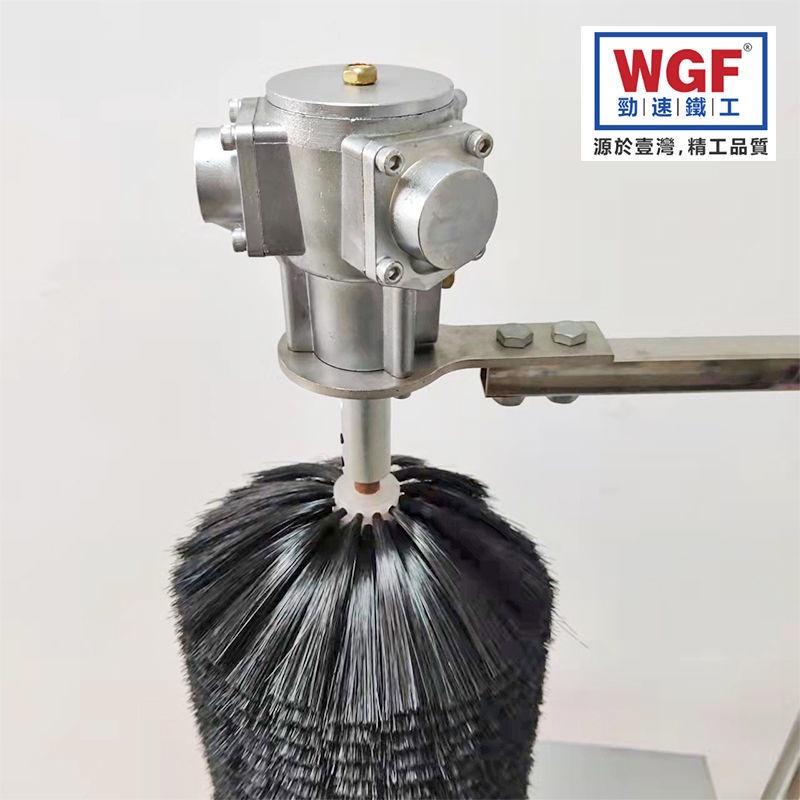 原裝WGF氣動毛刷自動化噴塗流水線靜電尼龍除塵毛刷壹件代發