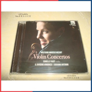 全新收藏💿 音樂CD 莫扎特 小提琴協奏曲集 Isabelle Faust 弗斯特 2CD AA