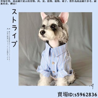 【熱賣免運】日雜男友風春夏季泰迪小狗狗衣服泰迪比熊博美 寵物襯衫 貓貓咪衣服 寵物衣服 貓咪衣服 小型犬狗衣服 寵物用