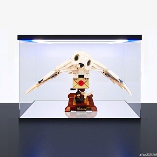 桃園發貨#模型收納亞克力防塵罩樂高展示盒75979海德威哈利波特海德薇積木