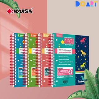 💦熱銷/凱薩KAISA 星宇系列美式線圈本三孔科目筆記本SUBJECT NOTEBOOK美國大學生考研加厚活頁本記事本