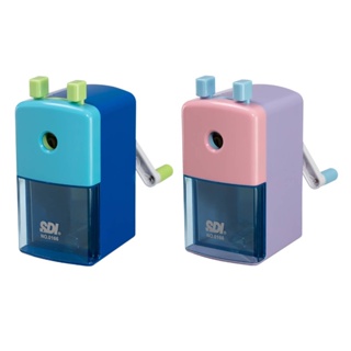 手牌SDI 輕鬆轉大小通吃可調式鉛筆機(0166P)-藍/紫 (隨機出貨)