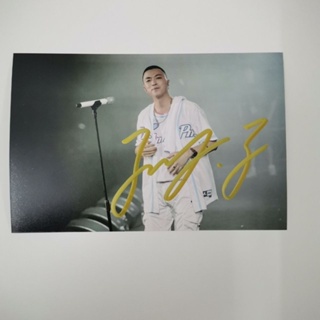 JONY-J親筆簽名照片說唱歌手JONY-J周邊畢業禮物品保真無印刷