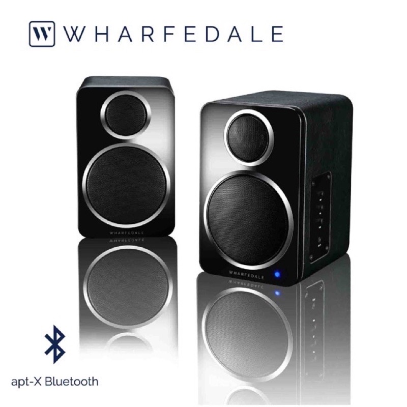 【二手 9成新】英國Wharfedale DS-2 藍芽音響 電腦喇叭 主動式音箱 apt-X高音質技術