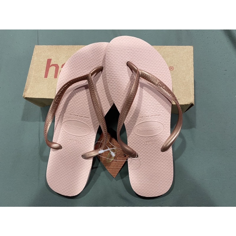 最後幾雙 出清促銷499元 Havaianas 哈瓦仕 freedom 細帶 珠光 巴西拖 女 HF8F0030P1