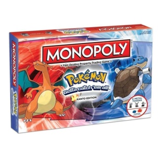 寵物小精靈神奇寶貝口袋妖怪英文版大富翁地產 Monopoly Pokemon