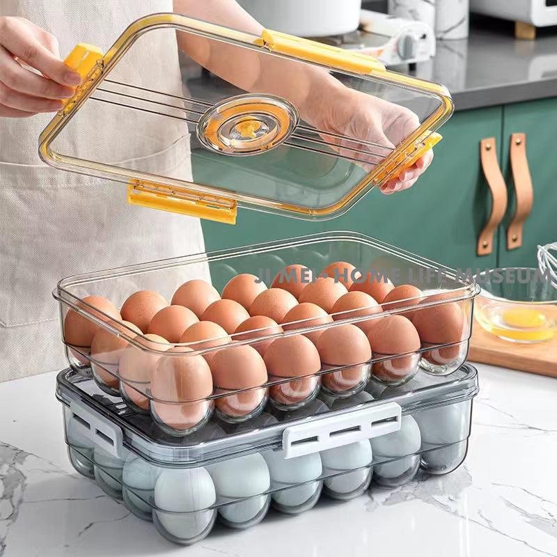 雞蛋盒 雞蛋收納盒 保鮮盒 廚房用品 冰箱收納 18/24格 雞蛋排排站保證不碰撞