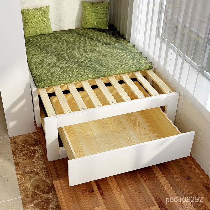 實木沙發床 多功能簡約 陽台床 小居室伸縮床 榻榻米床 伸縮床 抽拉床 沙發床 折疊床