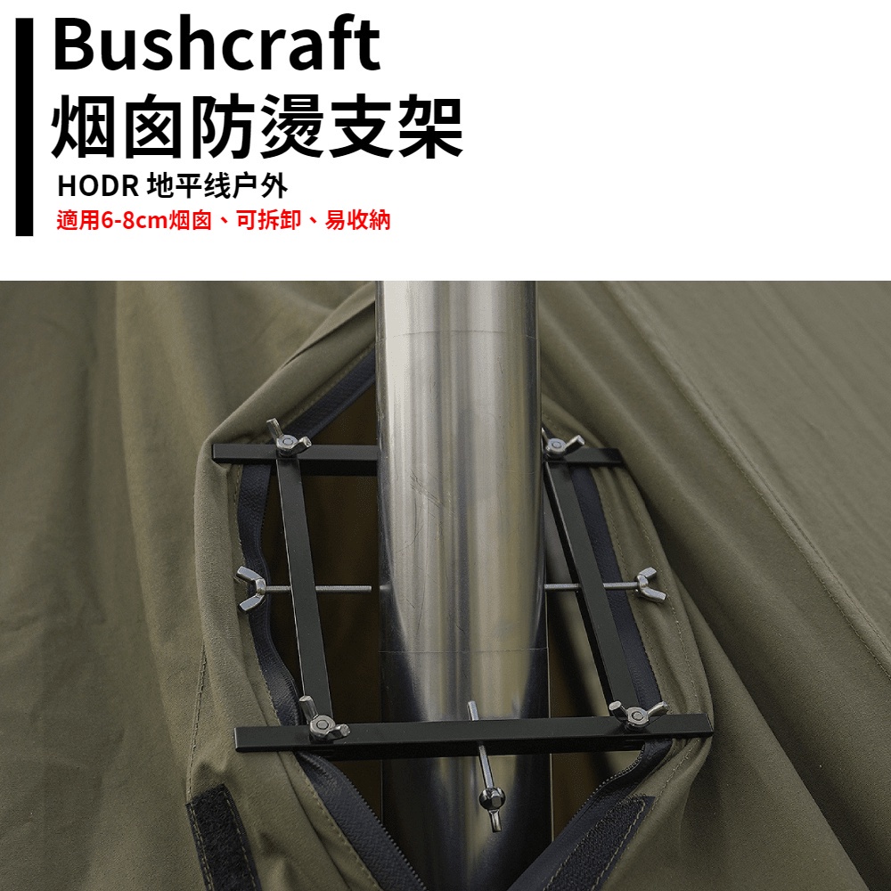 【GPT】bushcraft 戶外野營 煙囪防燙支架 塔帳防護罩 帳篷柴火爐隔熱支架