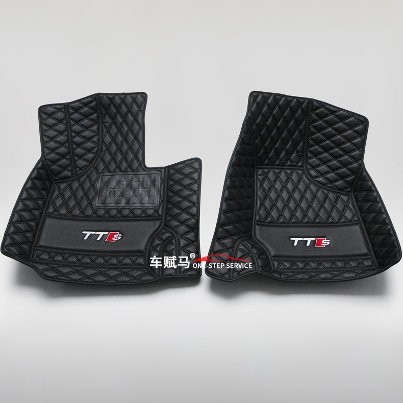 AUDI 奧迪 TT專用全包圍腳墊TTS內飾改裝TTRS專用大包圍Audi腳墊防水