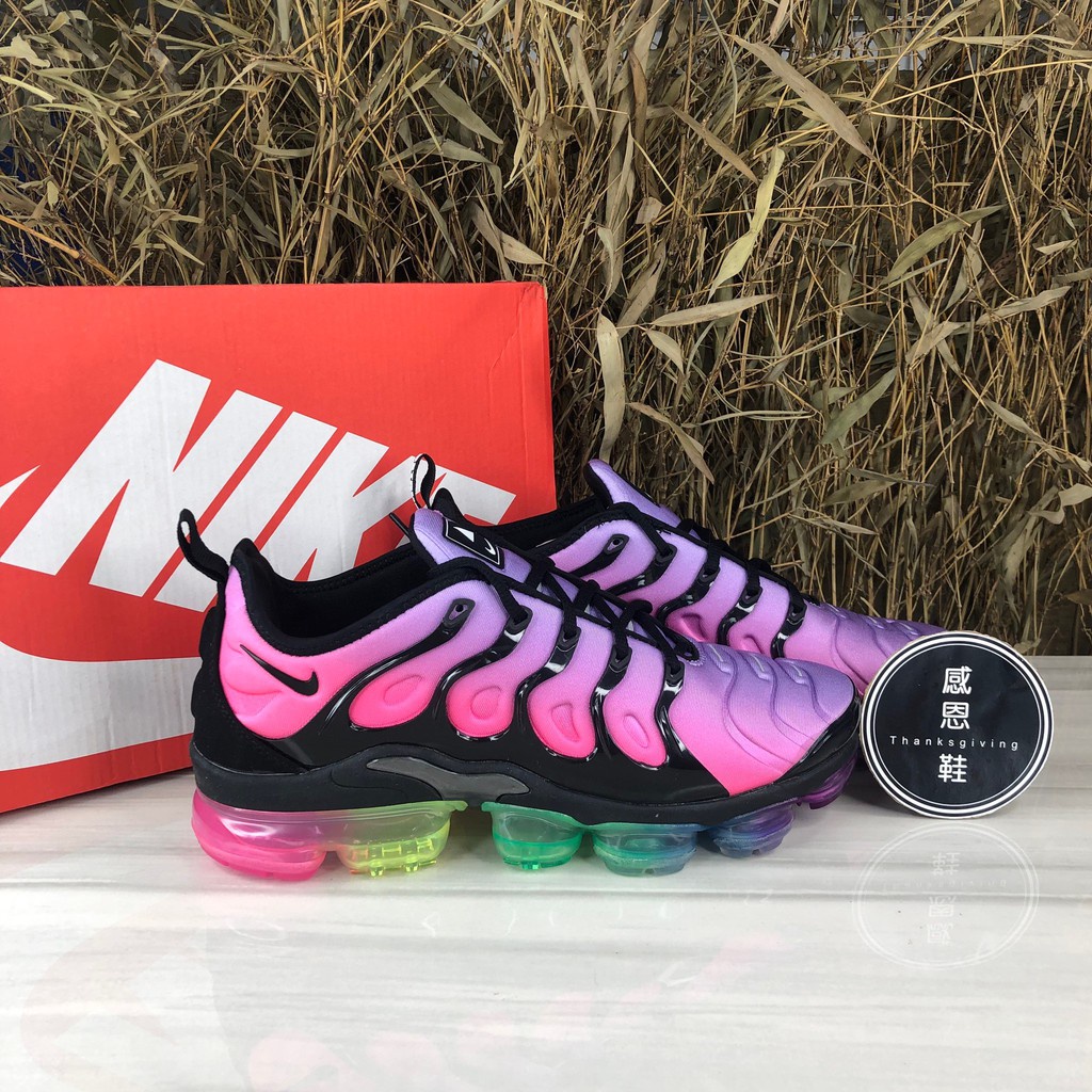 NIKE WOMENS AIR VAPORMAX PLUS 氣墊 慢跑鞋 AR4791-500 男女鞋 炫彩紫